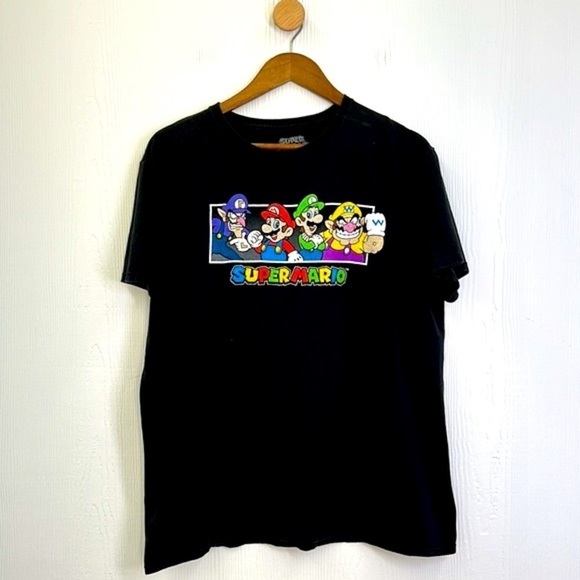 Super Mario - Nintendo Super Mario Brothers Short Sleeve Graphic T Size Large - Picture 6 of 8